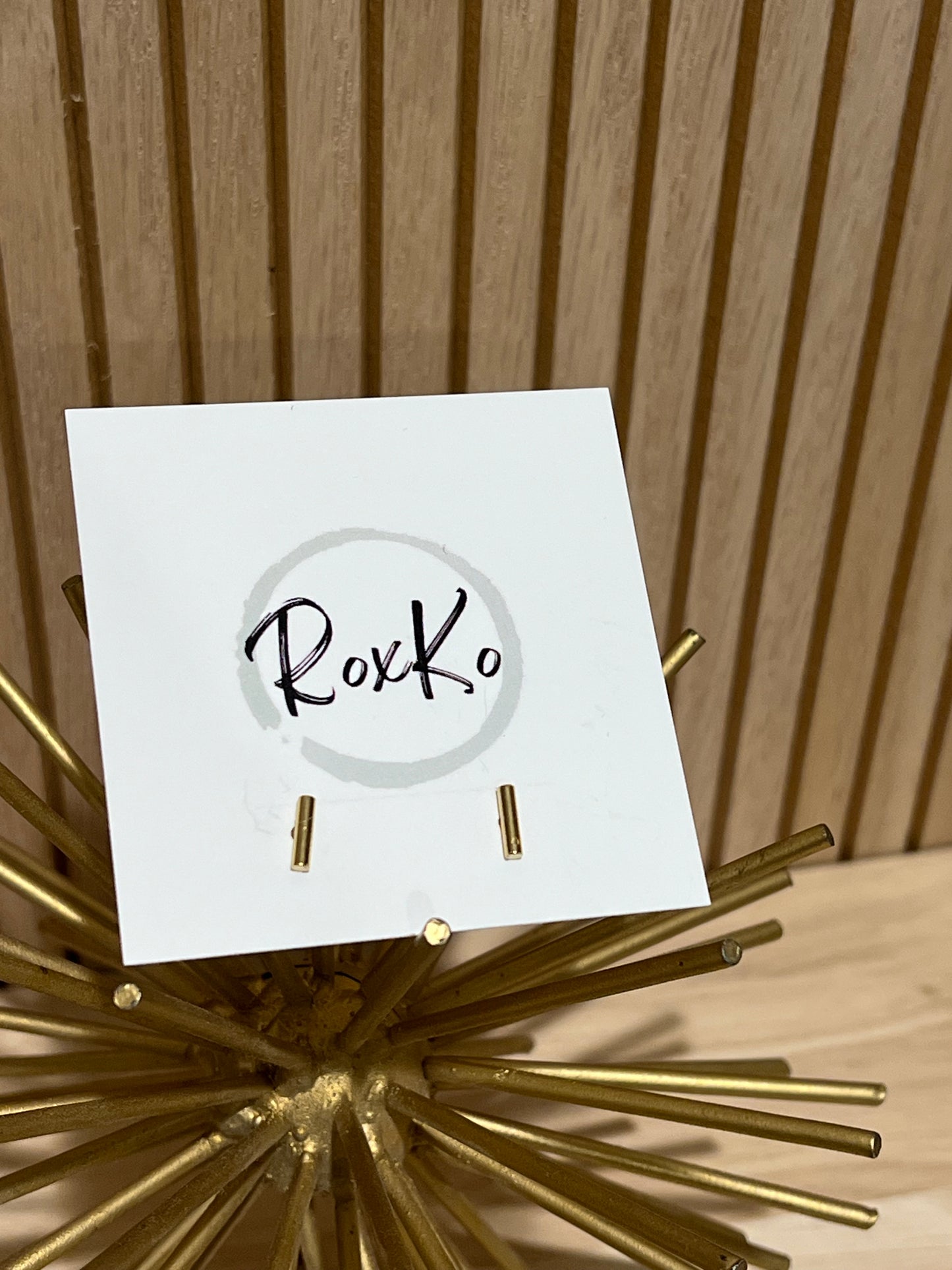 Stacker: Gold Bar (screw backs)