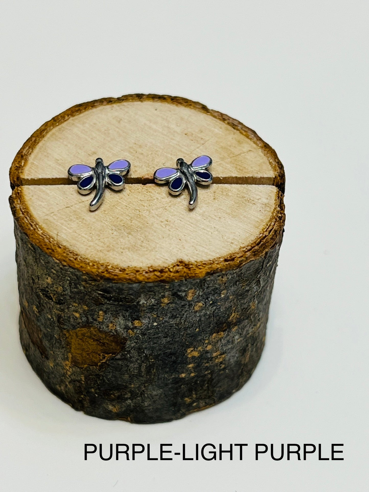 Dragon Flies Misc Colors-Silver (Screw Back)