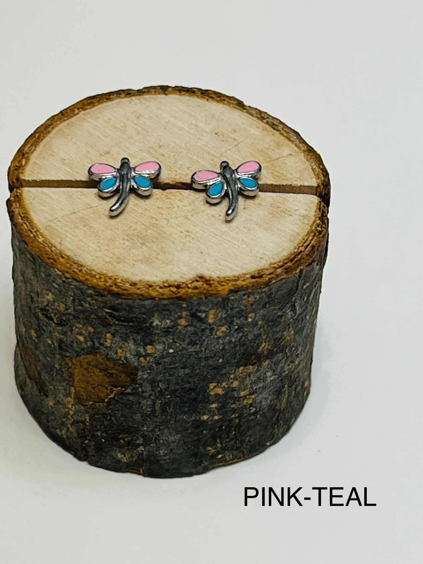 Dragon Flies Misc Colors-Silver (Screw Back)