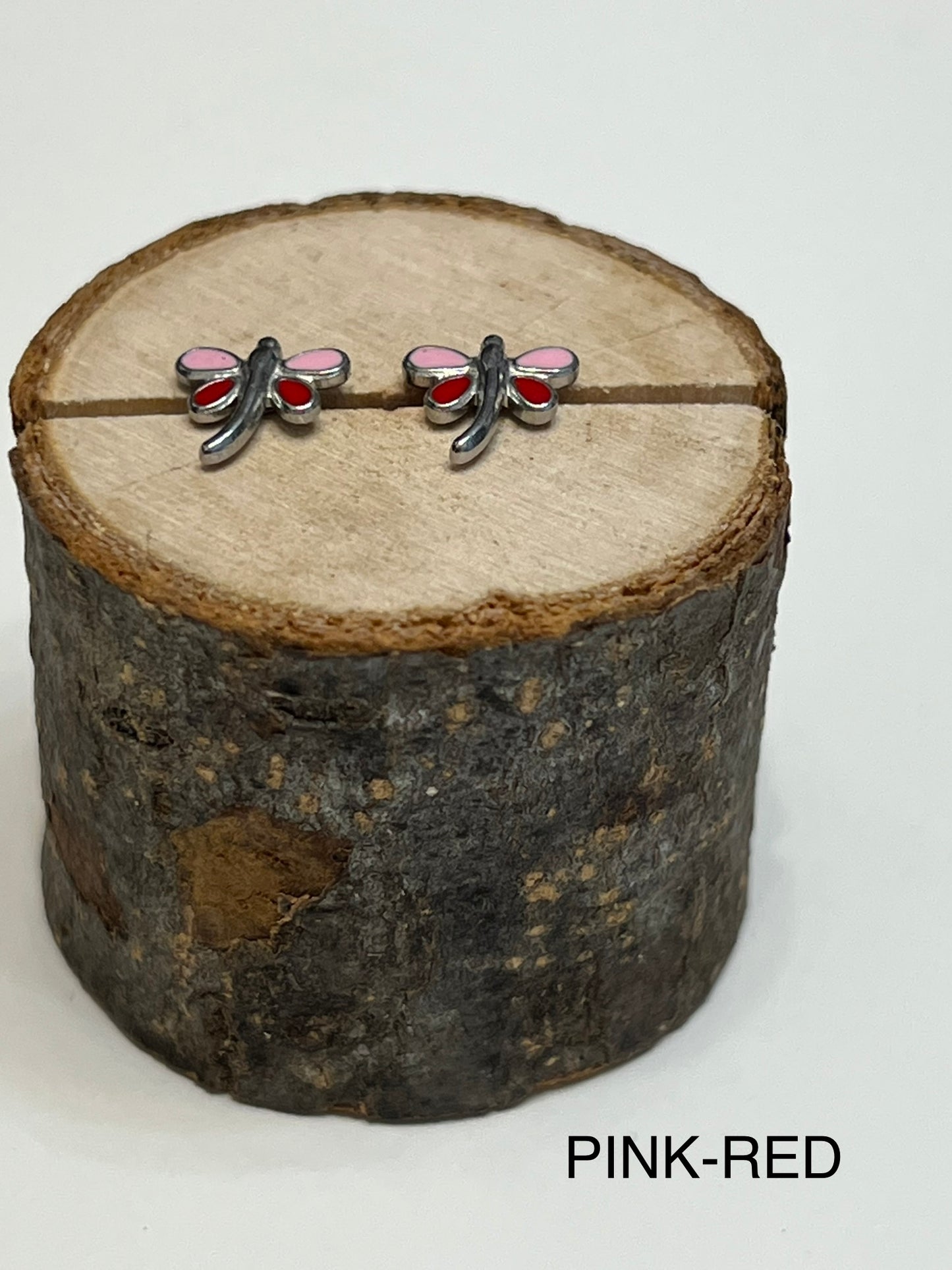 Dragon Flies Misc Colors-Silver (Screw Back)