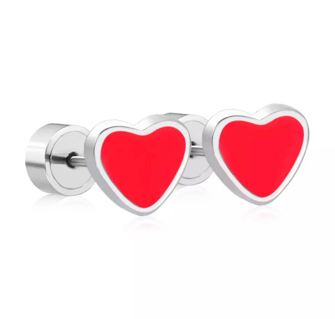 Heart Silver (Red) Mini