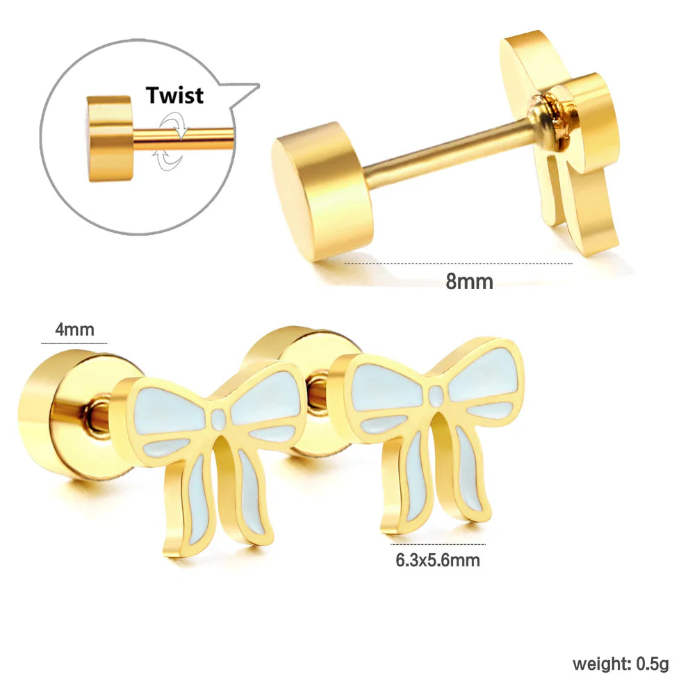 Bows - (blue+gold)