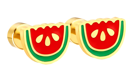 Watermelon chunky stud