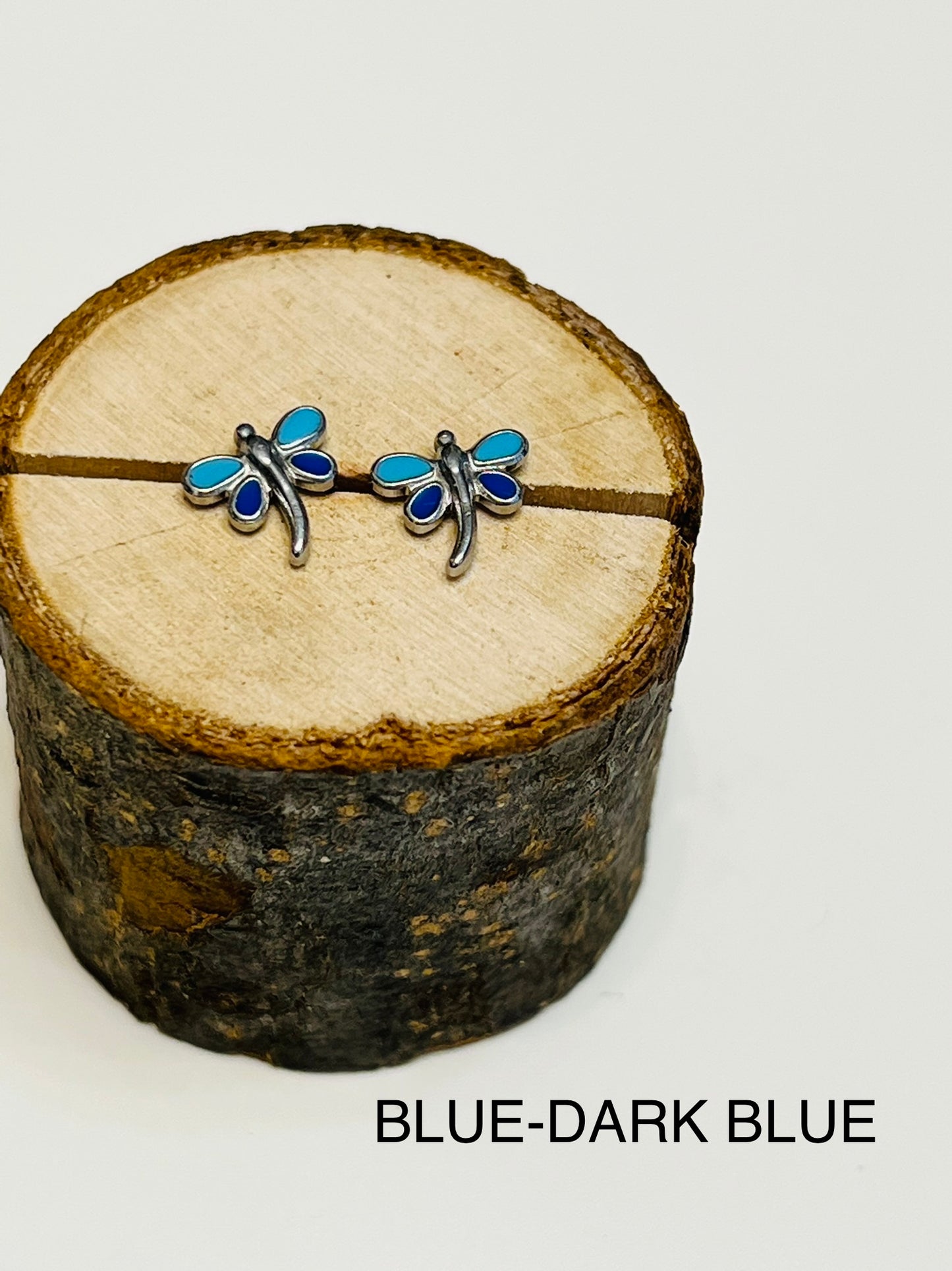 Dragon Flies Misc Colors-Silver (Screw Back)