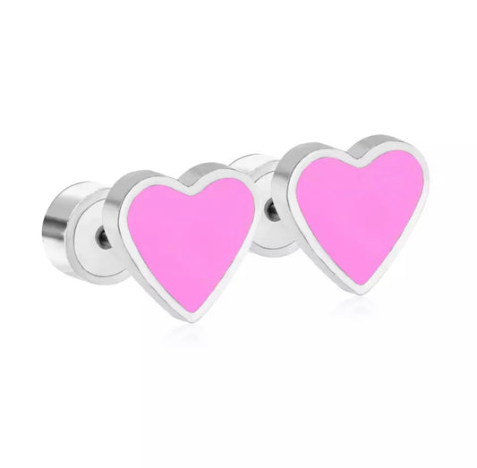 Heart Silver (Pink)
